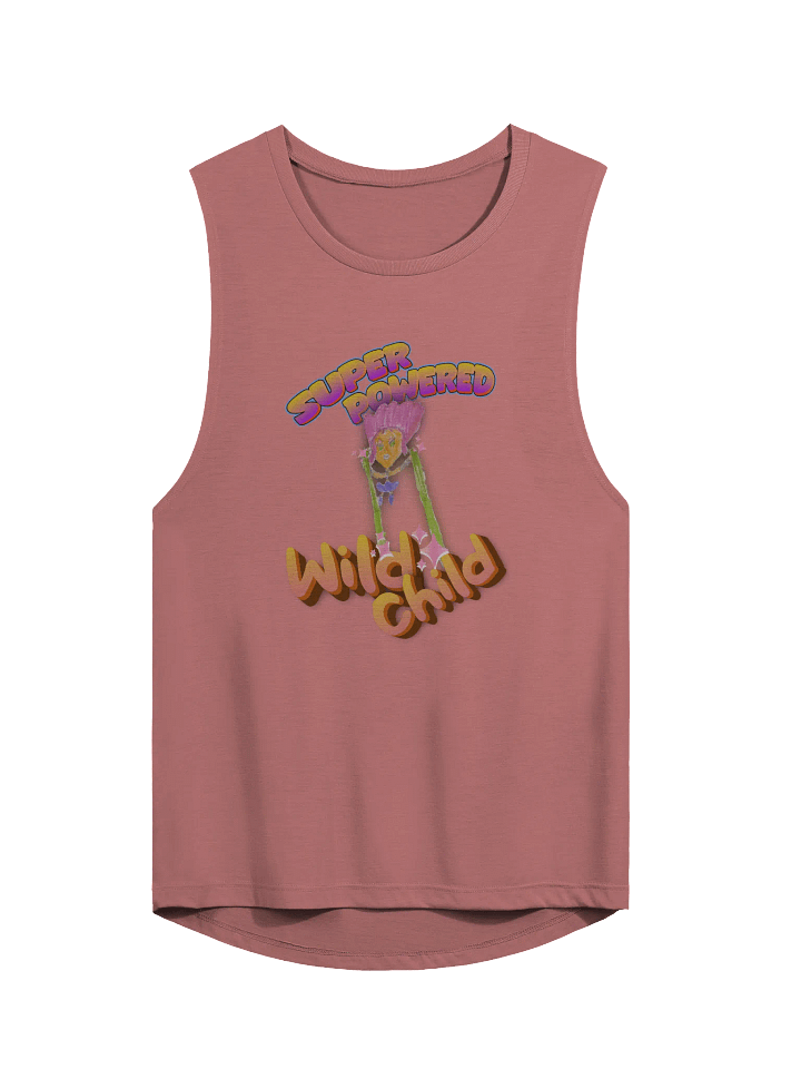 Super Powered Wild Child - Bella + Canvas Women's Flowy Muscle Tank product image (1)