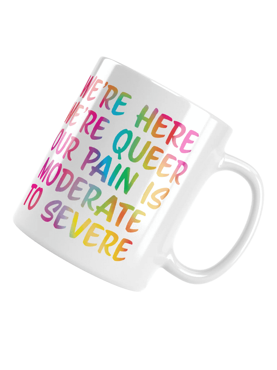 PRIDE Queer Battle Cry Glossy Mug product image (11)