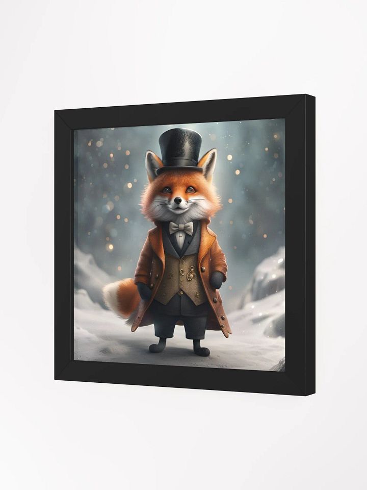 Framed Smart Dressed Fox Poster product image (2)
