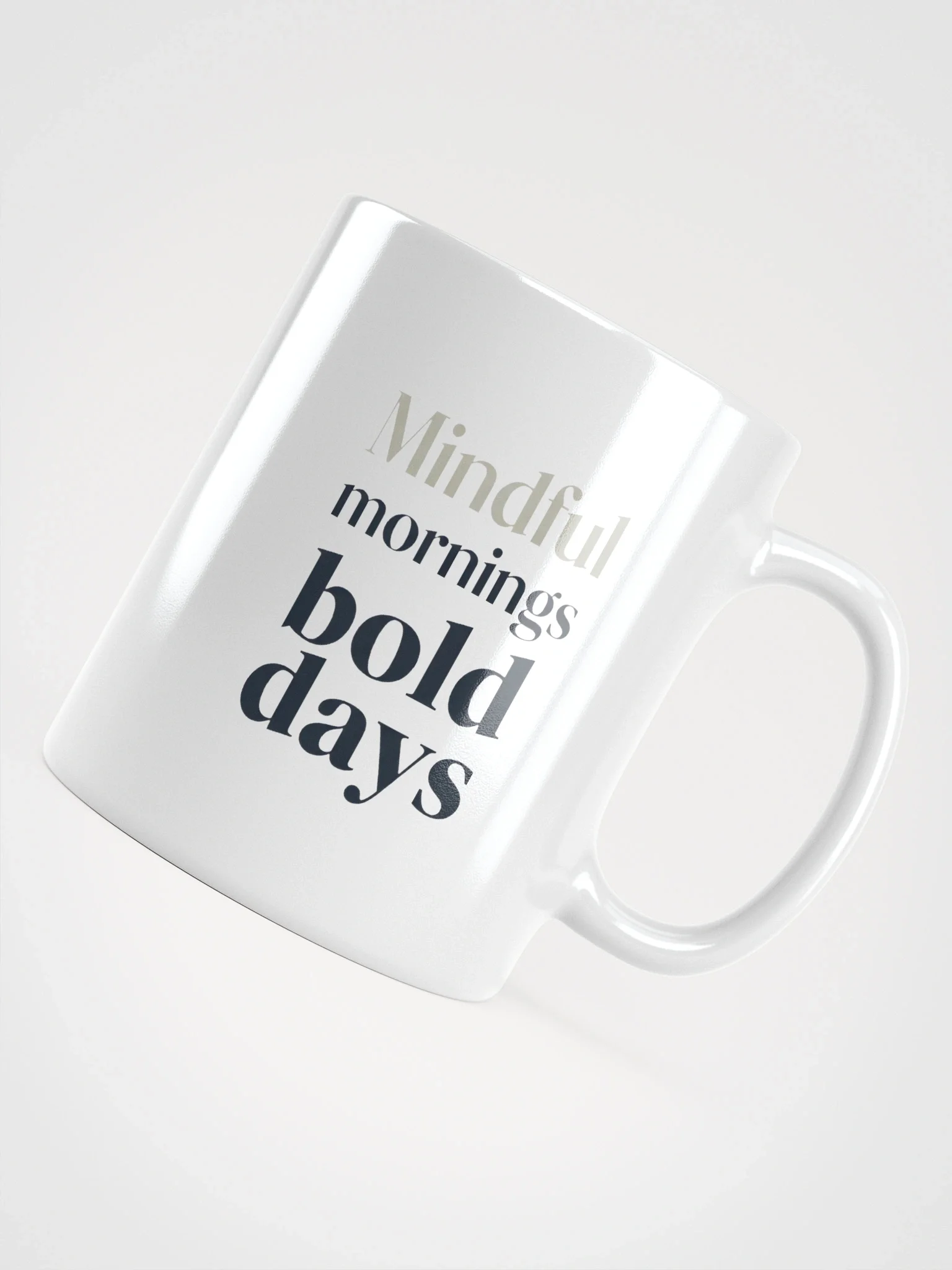 Mindful Mornings Bold Days Mug – Inspirational Coffee Cup for Motivation and Positive Energy product image (5)