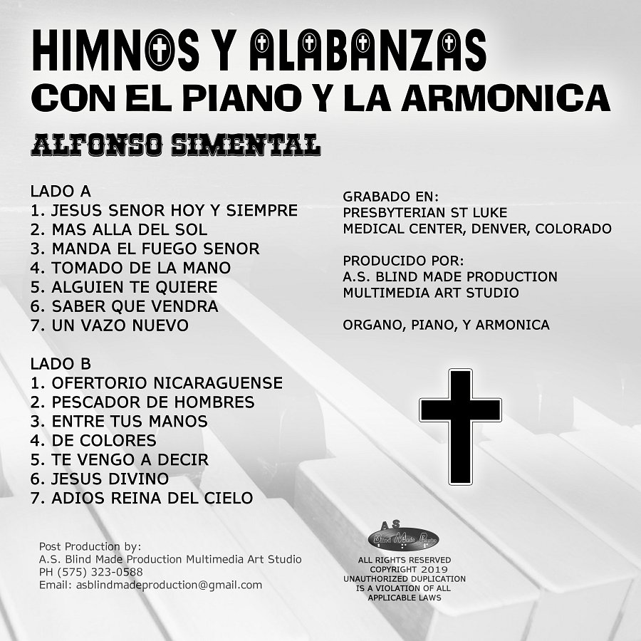 HIMNOS Y ALABANZAS CON EL PIANO Y ARMONICA - MP3 ALBUM DOWNLOAD product image (2)
