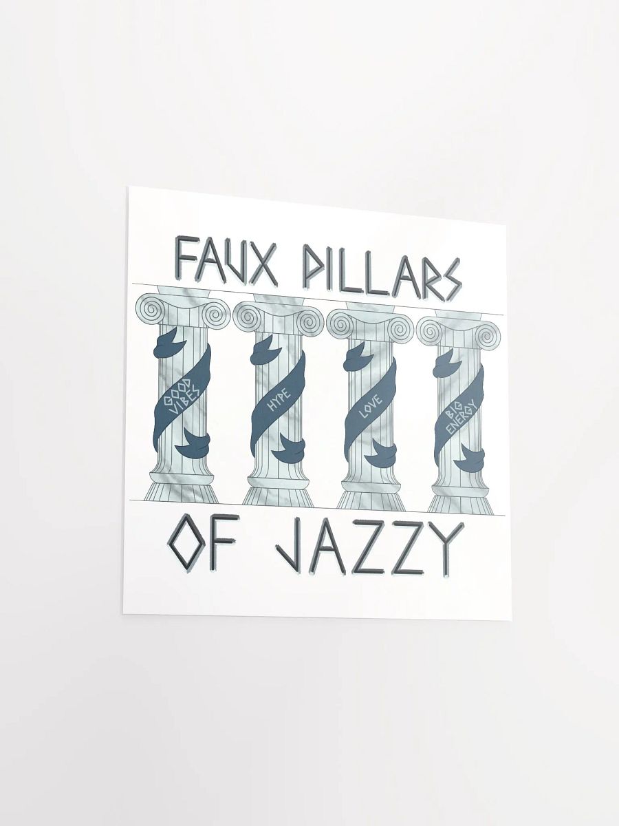 Faux Pillars Illustration Poster product image (11)