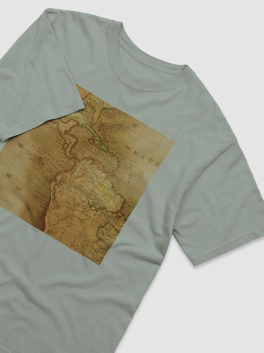 Man T-Shirt Vintage Map Garment-Dyed Heavyweight product image (3)