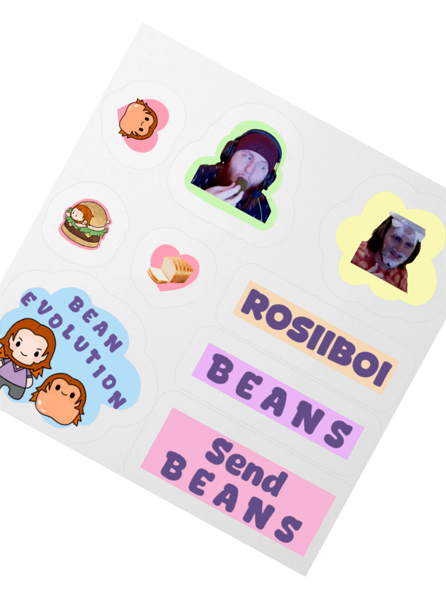 'ROSIIBOI' Kiss Cut Stickers product image (4)