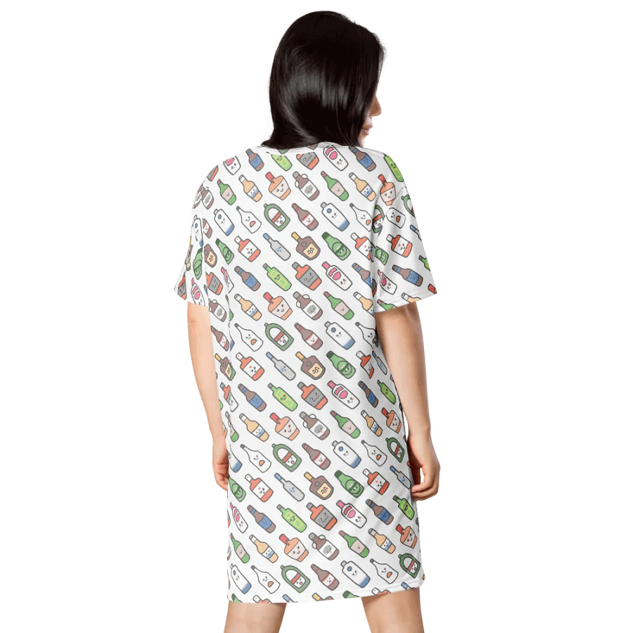 Kawaii Bottles T-Shirt Dress product image (2)