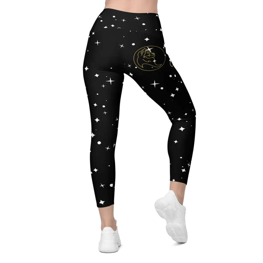 Stellar Leo Crossover Leggings with Pockets product image (2)