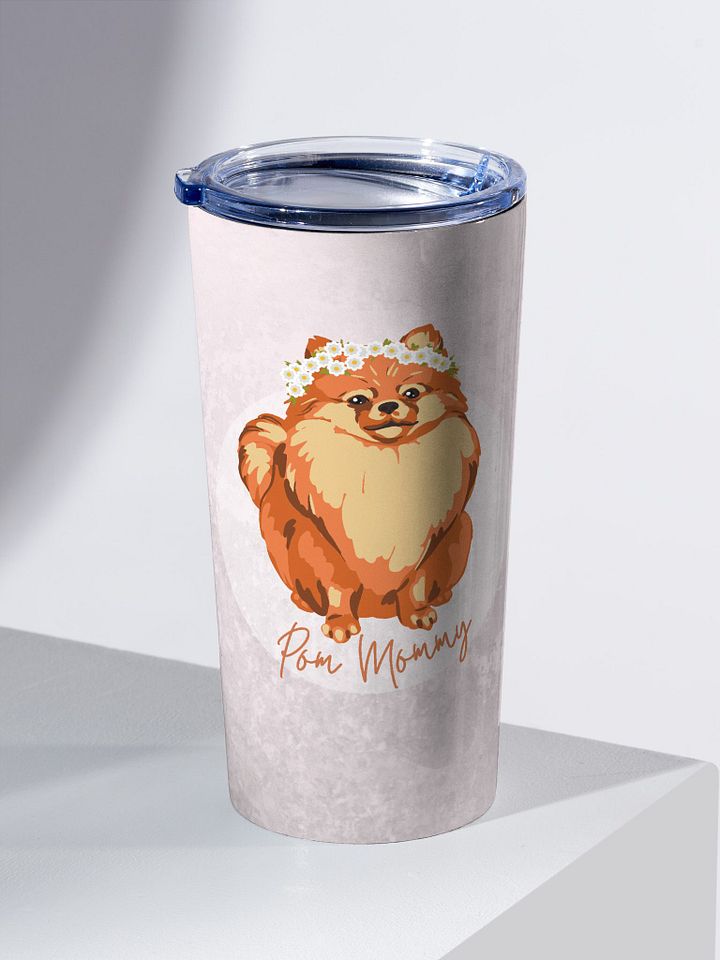 Pomeranian Mommy 20oz Stainless Steel Tumbler product image (1)