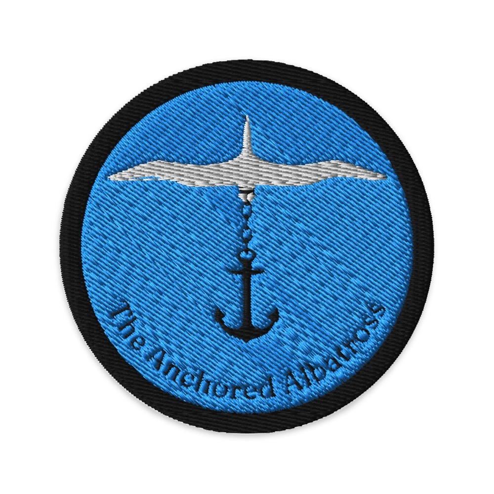 Anchored Albatross Logo Embroidered Patch product image (1)