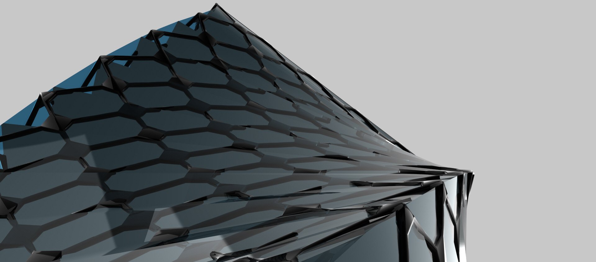 Exoskeleton Parametric Tower Facade Design Grasshopper Rhino Files Download product image (3)