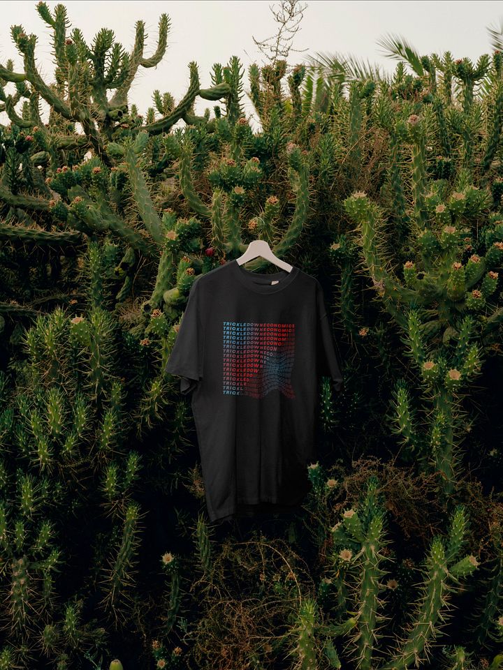 Trick Economics Tee (Gradient on Black) product image (1)