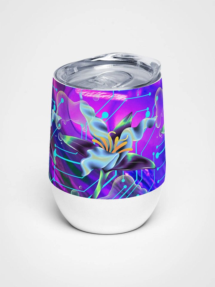 luminous pink meta-magic wine tumbler for the sparkling genz entertainers product image (1)