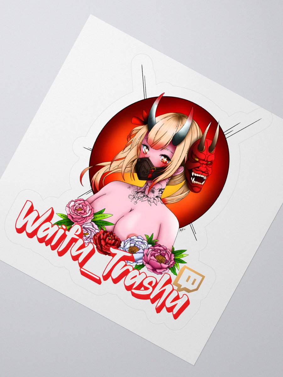Demon Waifu Kiss Cut Stickers product image (5)
