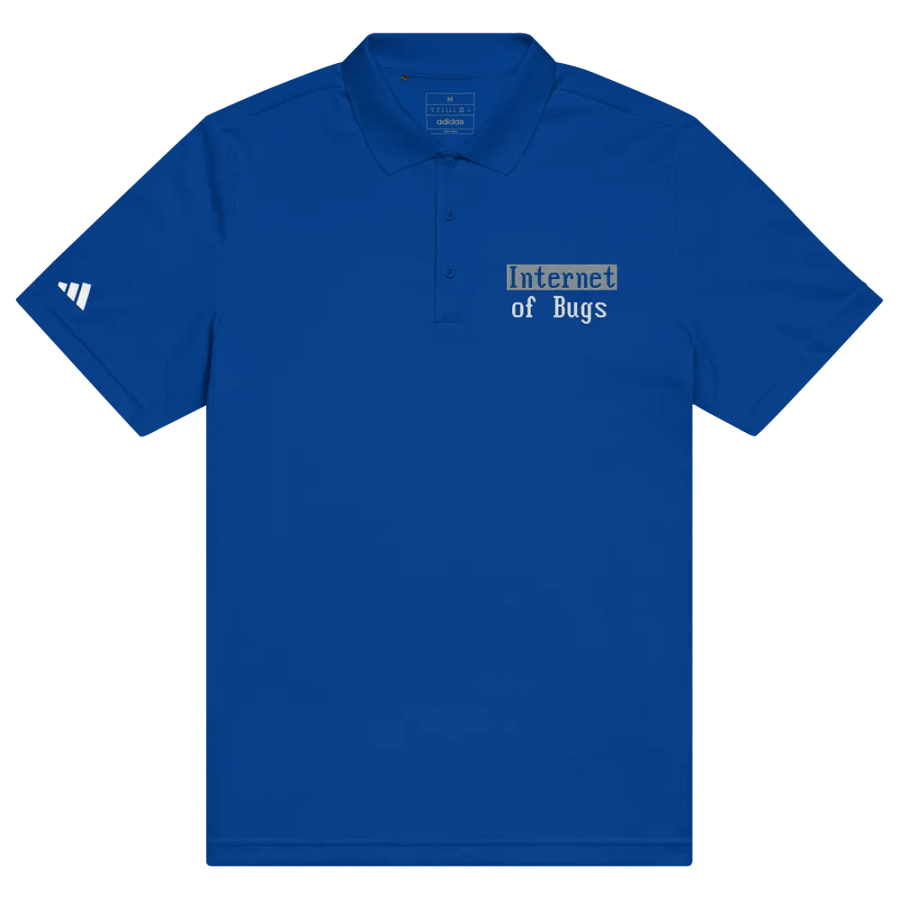 Internet Of Bugs Adidas Polo Shirt product image (2)
