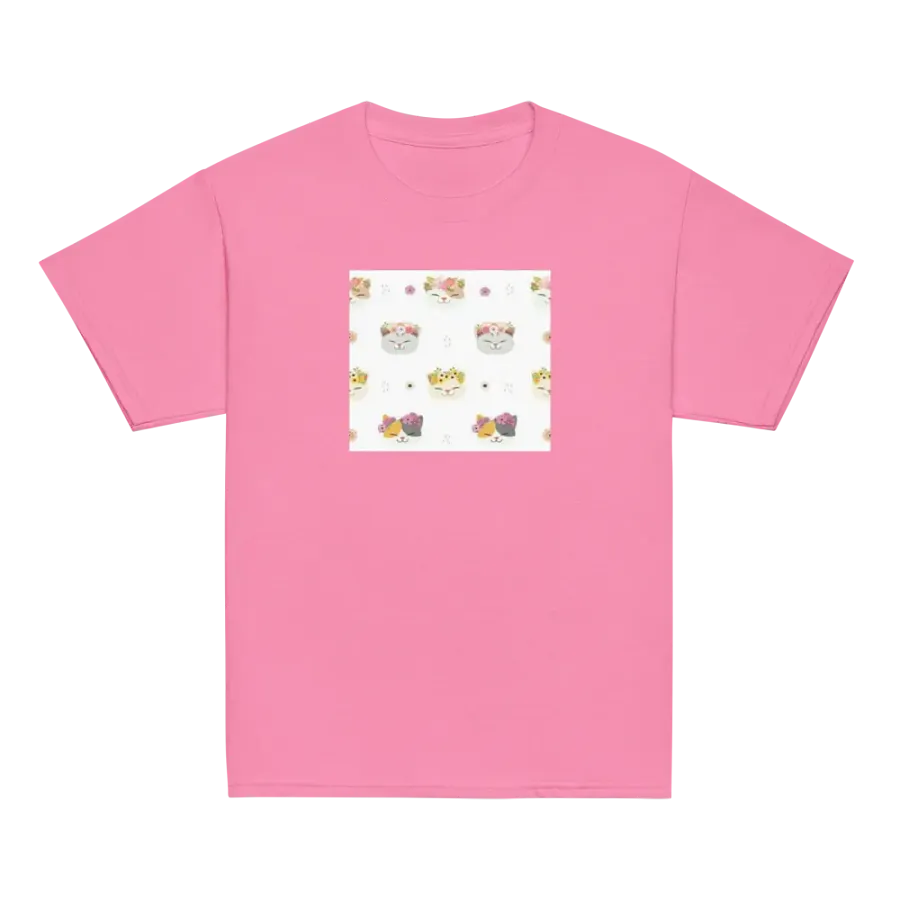 Kids T-Shirt Cat with Flowers product image (2)