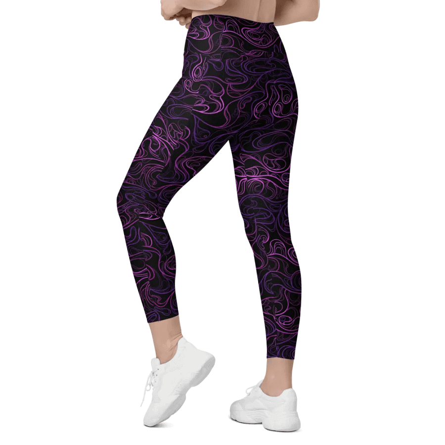 BLACK SWIRL - Leggings product image (12)