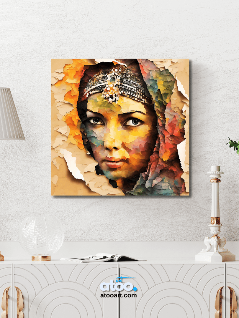 Paper Collection | Deep River | Canvas Art Painting product image (4)