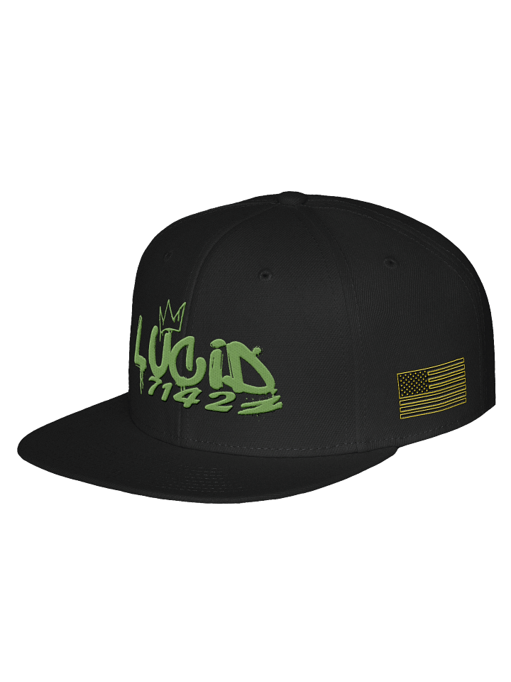Lucid7142 Snapback – Crown & Flag Edition product image (2)