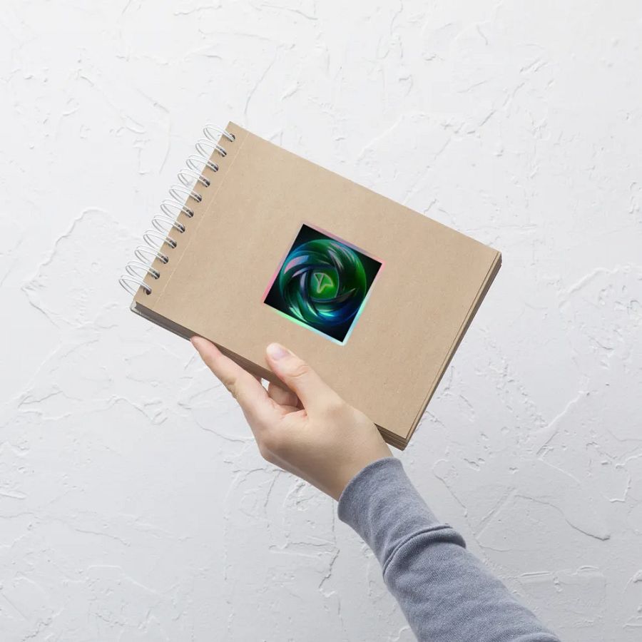 Luminous Logo Holographic Sticker Set product image (9)