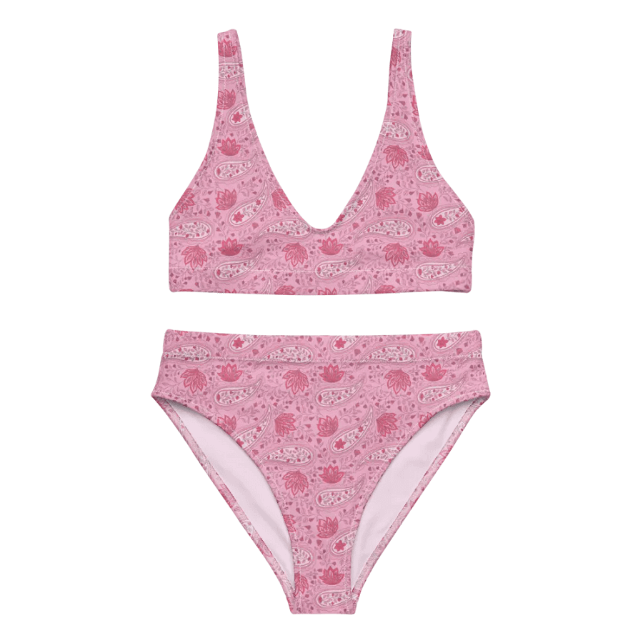 Rosewater Paisley | Recycled High Waisted Bikini product image (5)