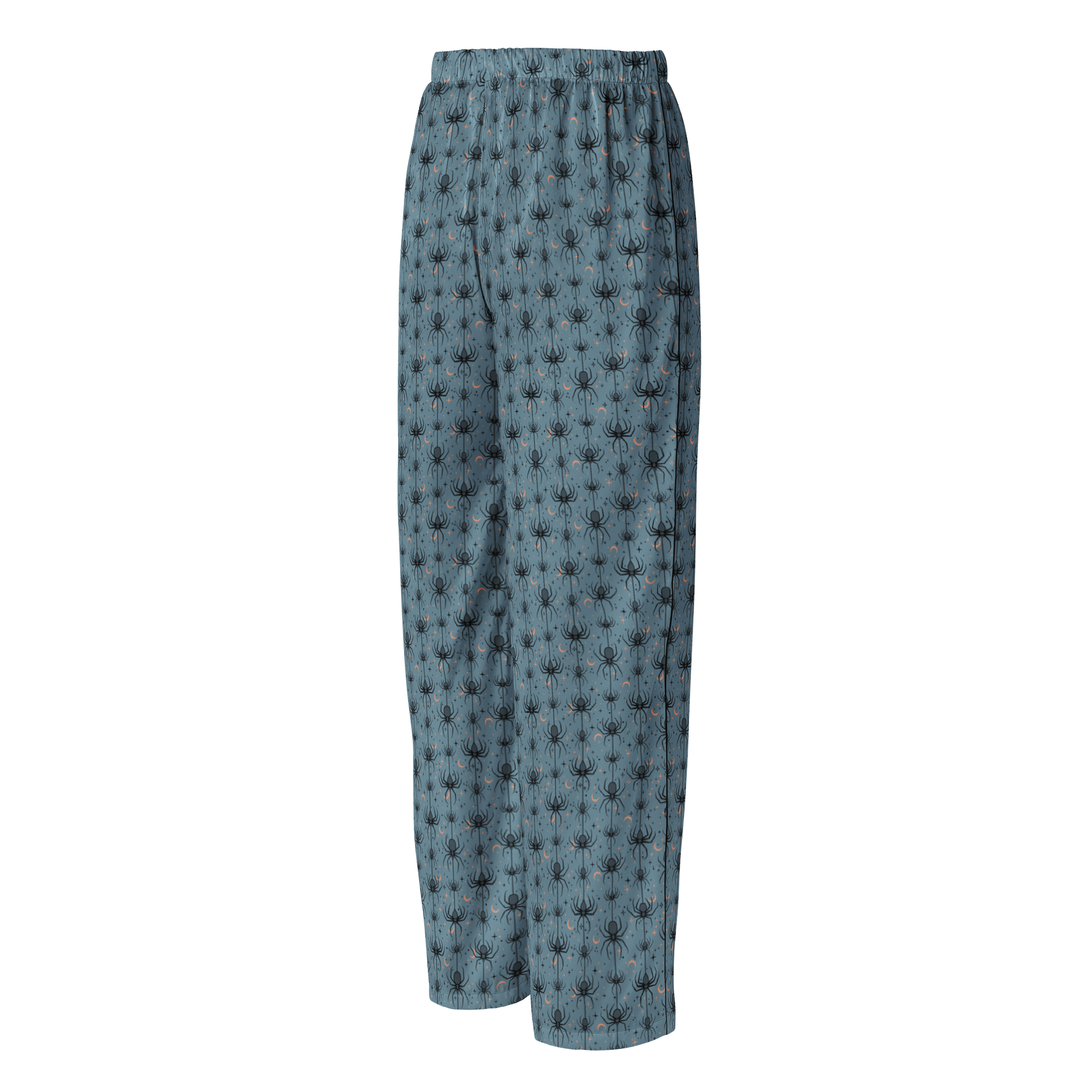 Spooky Spiders Halloween Pajama Pants in Soft Indigo product image (2)