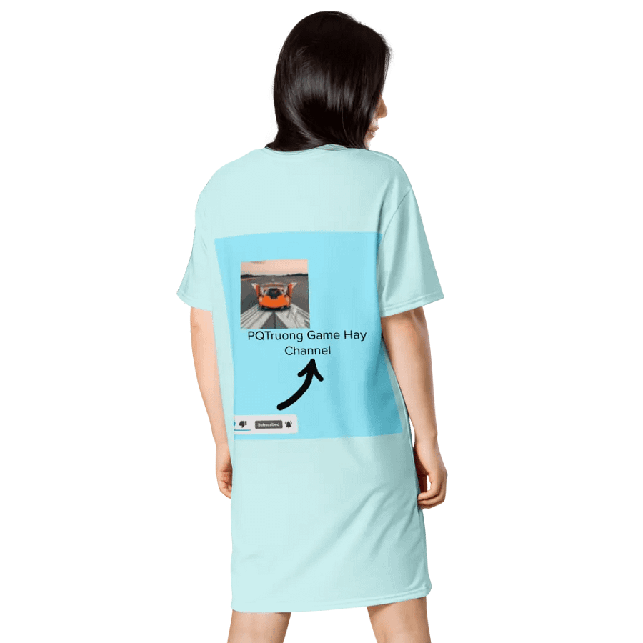 Váy thun in toàn thân/Full body printed T-shirt dress product image (10)