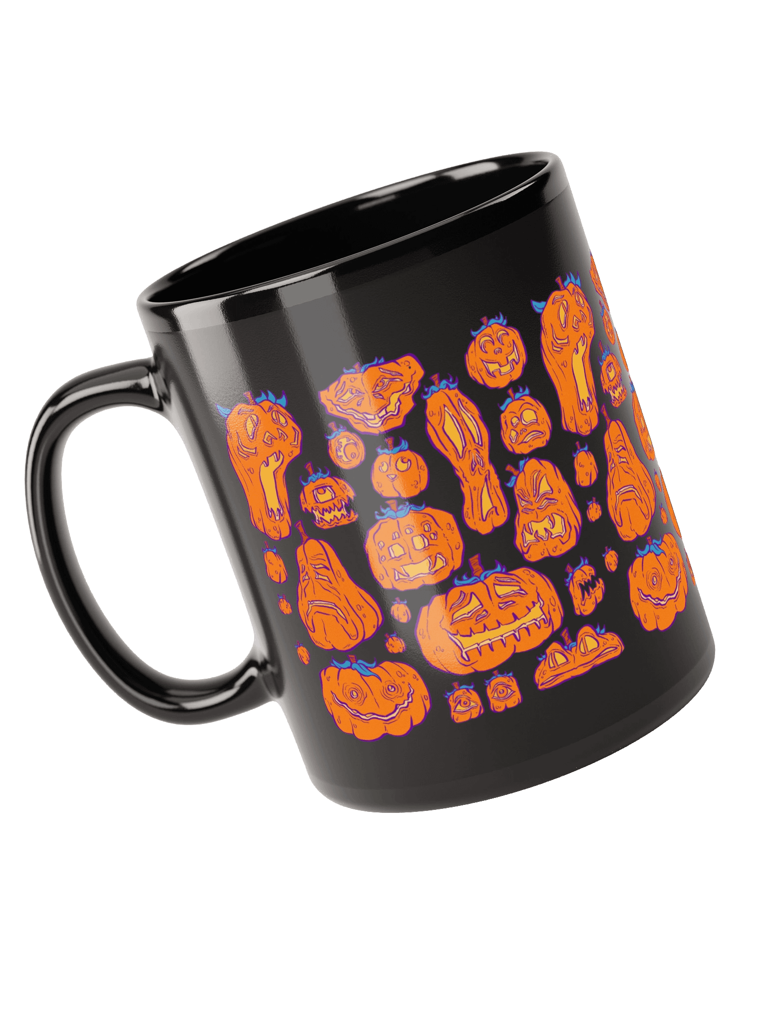 Jumble of Jack-o-Lanterns 11oz. Coffee Mug product image (3)