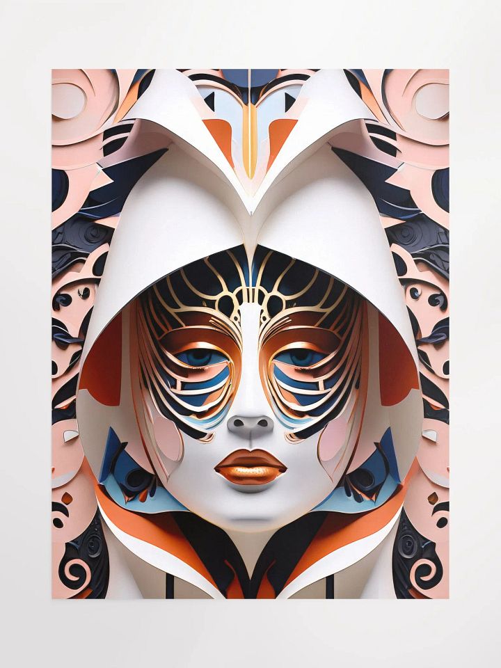 Kabuki Mask 2299 Poster - Medium Size 18x24 Inches product image (1)