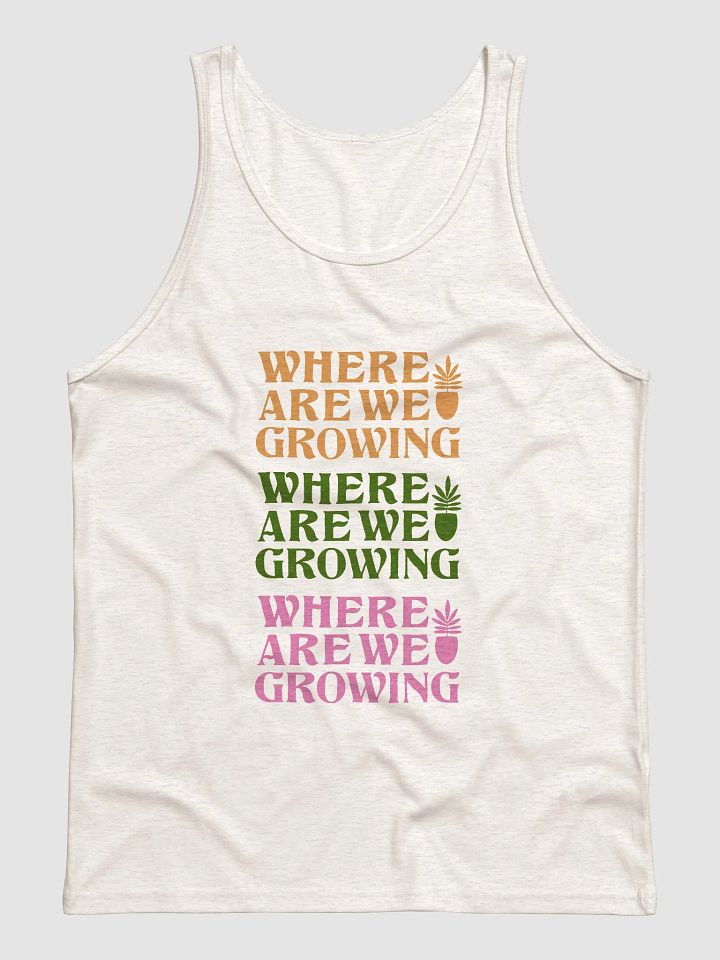 Where Are We Growing Repeating Pattern Tank product image (2)