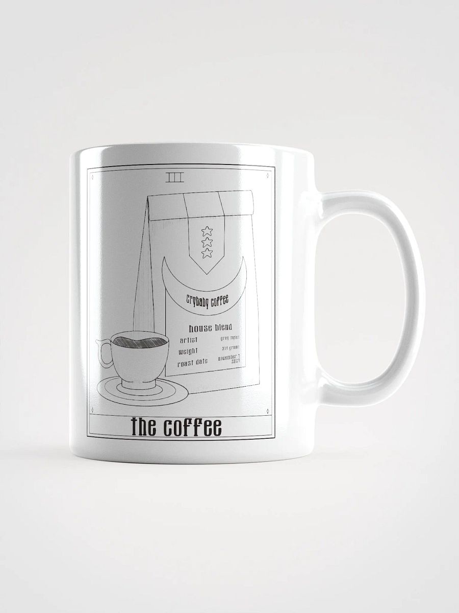 The Coffee Tarot Card Mug - White product image (1)