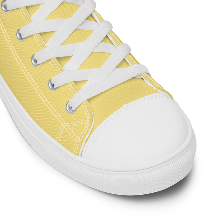 Pastel Yellow and White Flower Sneakers product image (33)
