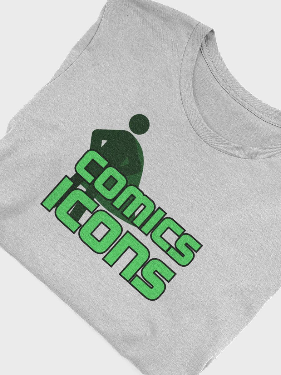Comics Icons Green On Black Logo Tee product image (50)