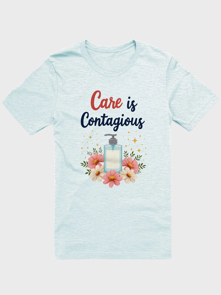 Care is Contagious Floral T-Shirt product image (7)