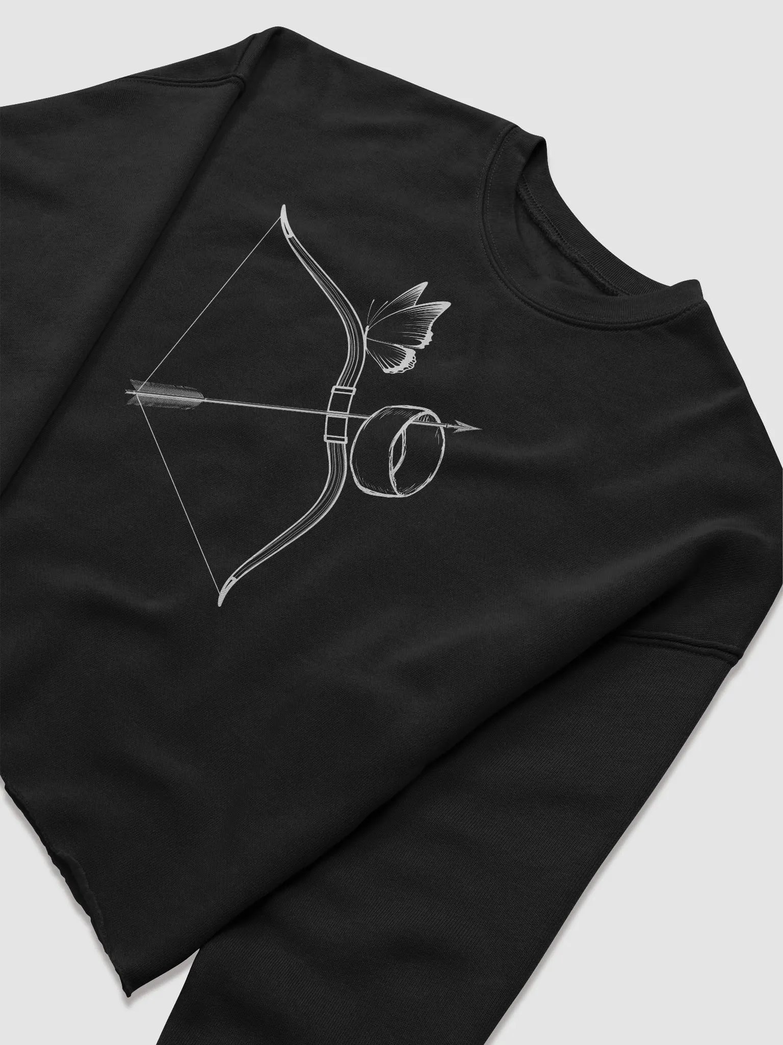 Bow, Arrow, Cuff & Butterfly Crop Sweatshirt product image (5)