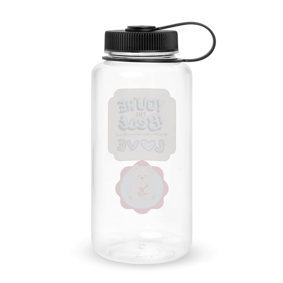 Teddy Love Wide Mouth Plastic Water Bottle (Best gift for Males) product image (2)