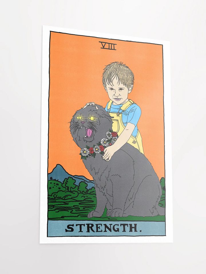 Gage and Church Strength Tarot Card Print product image (2)