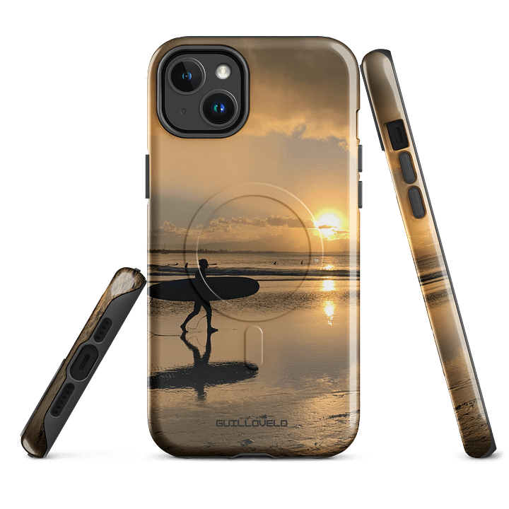 GUILLOVELO SUNSET SURF IPHONE CASE product image (2)