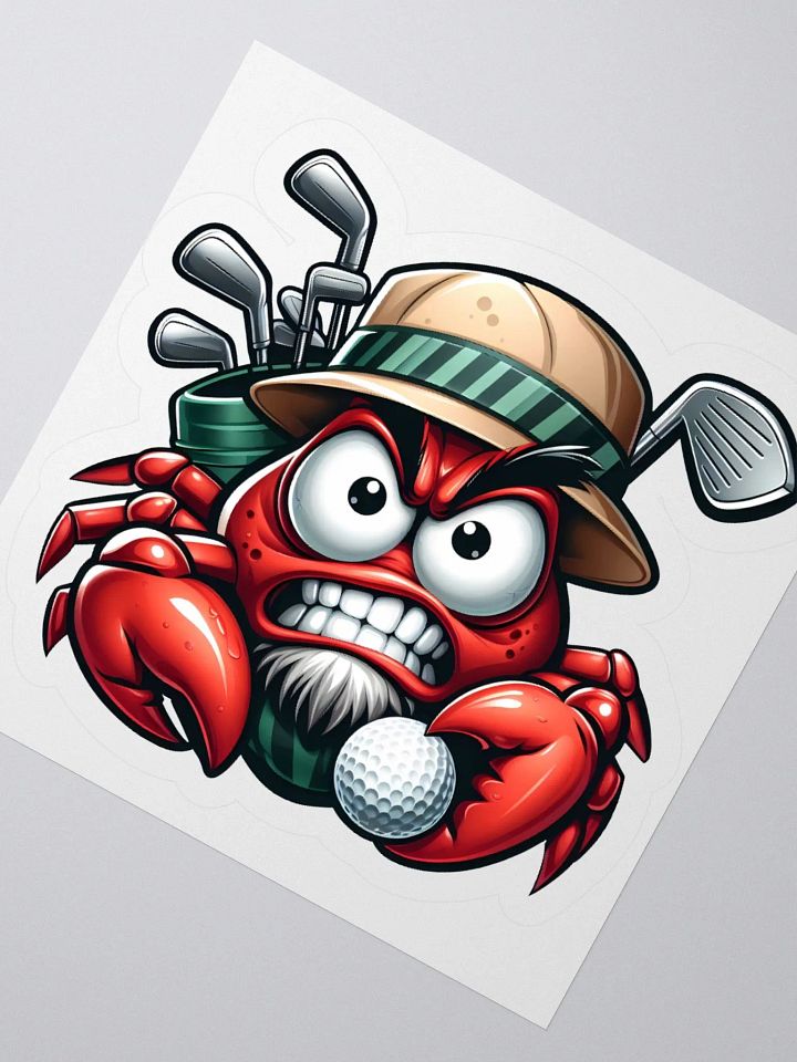 Crabby Golfer Sticker product image (6)