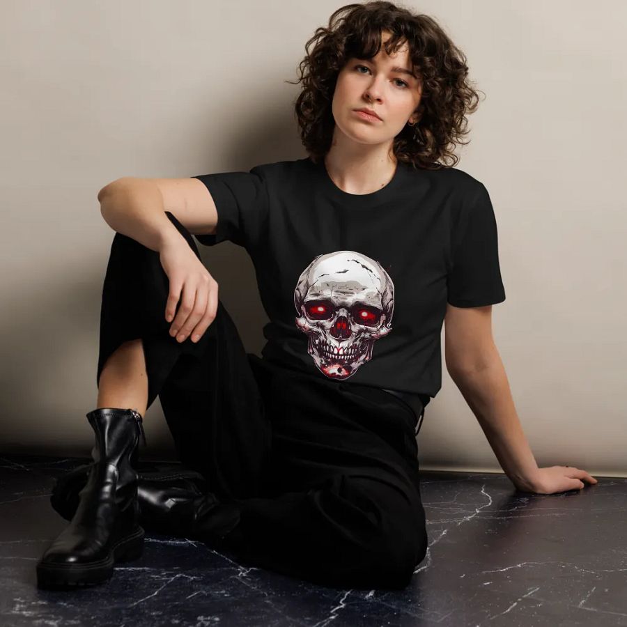 Glowing Skull Unisex Tee product image (10)