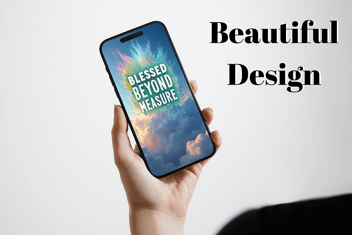 Blessed Beyond Set of 4 Phone Wallpapers #715 product image (2)