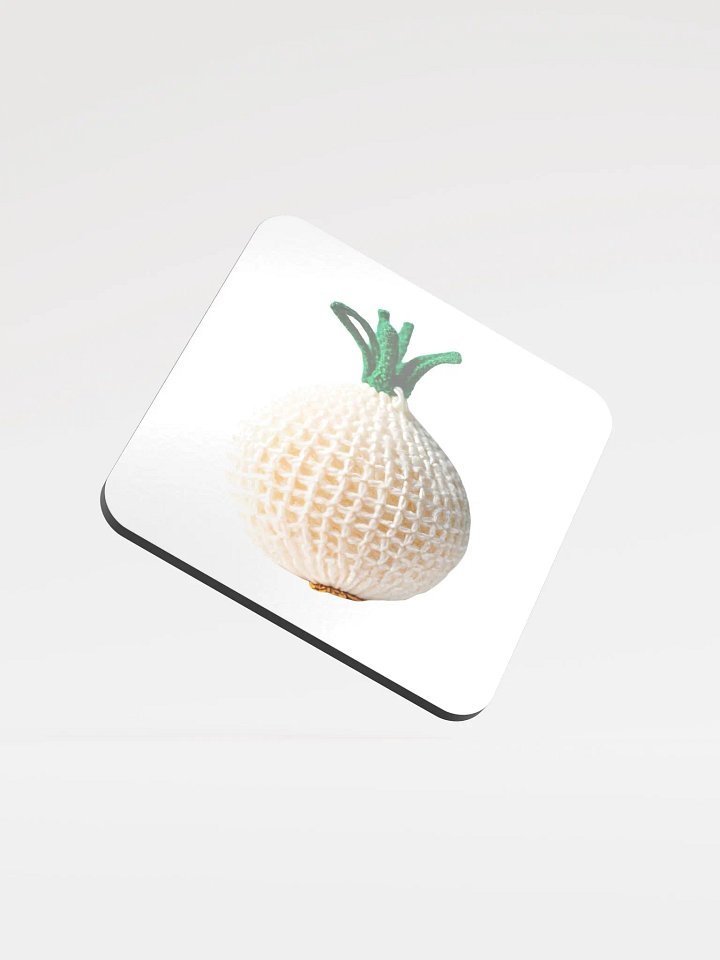 CozyAvocado Glossed Cork Coaster Onion #1 product image (1)