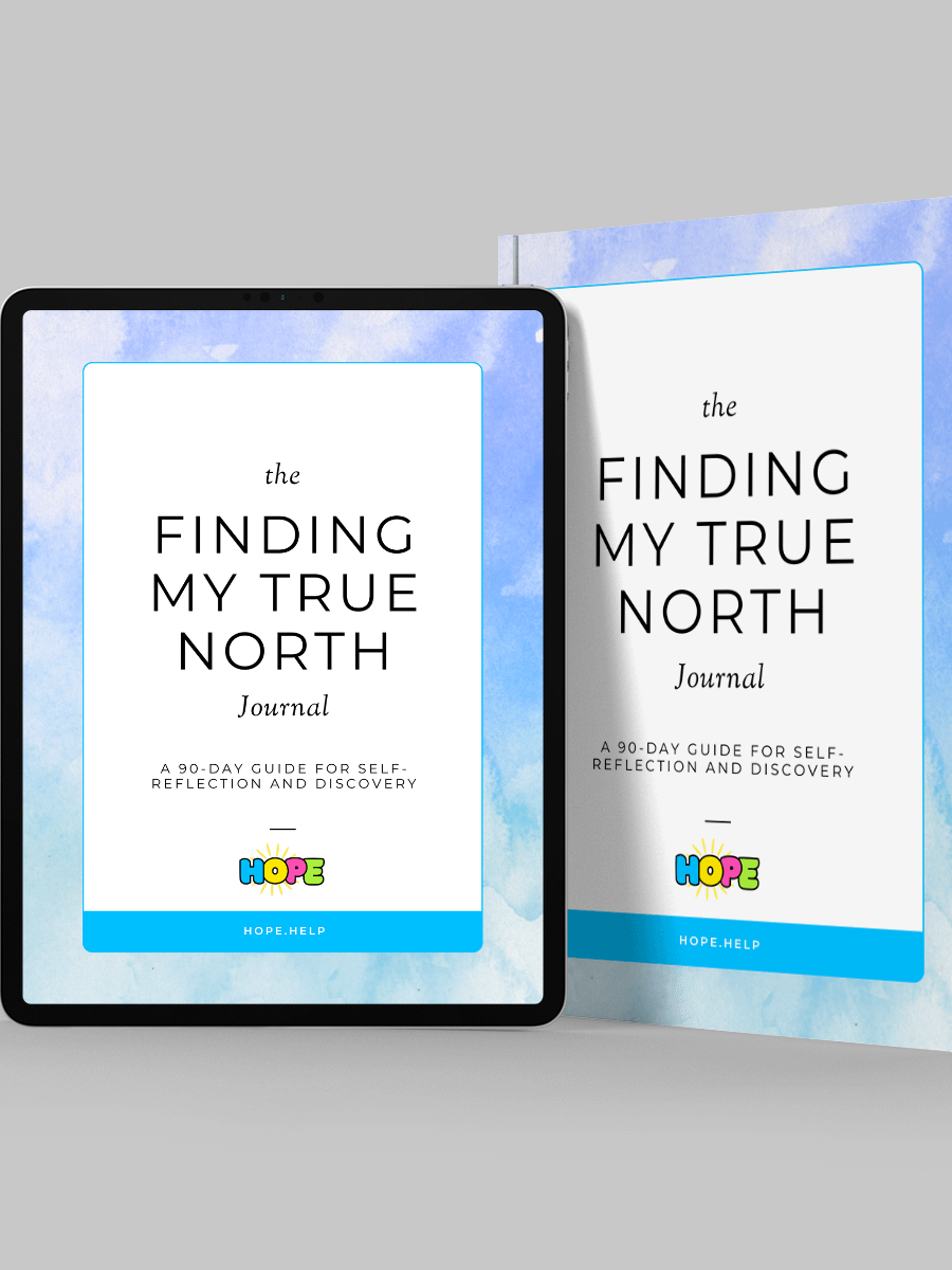Finding My True North Journal: A 90-Day Guide to Self-Reflection and Discovery product image (1)