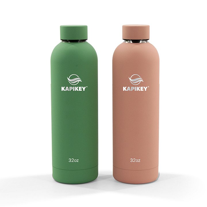 KAPIKEY 32 Oz Stainless Steel Water Bottle (Set of 2) Small Mouth product image (1)