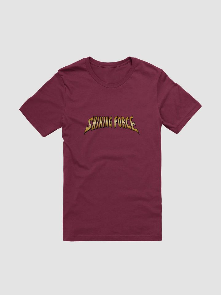 Shining Force Logo Gold Supersoft T-Shirt product image (81)