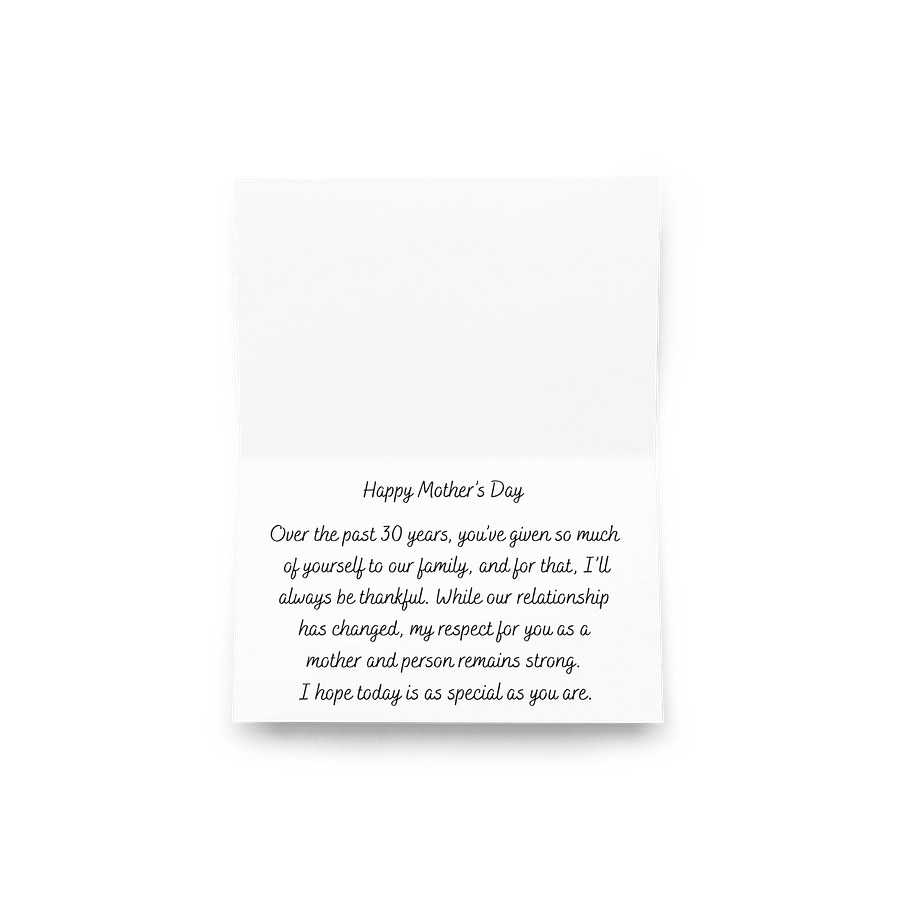 Mother's Day card - General tone product image (3)