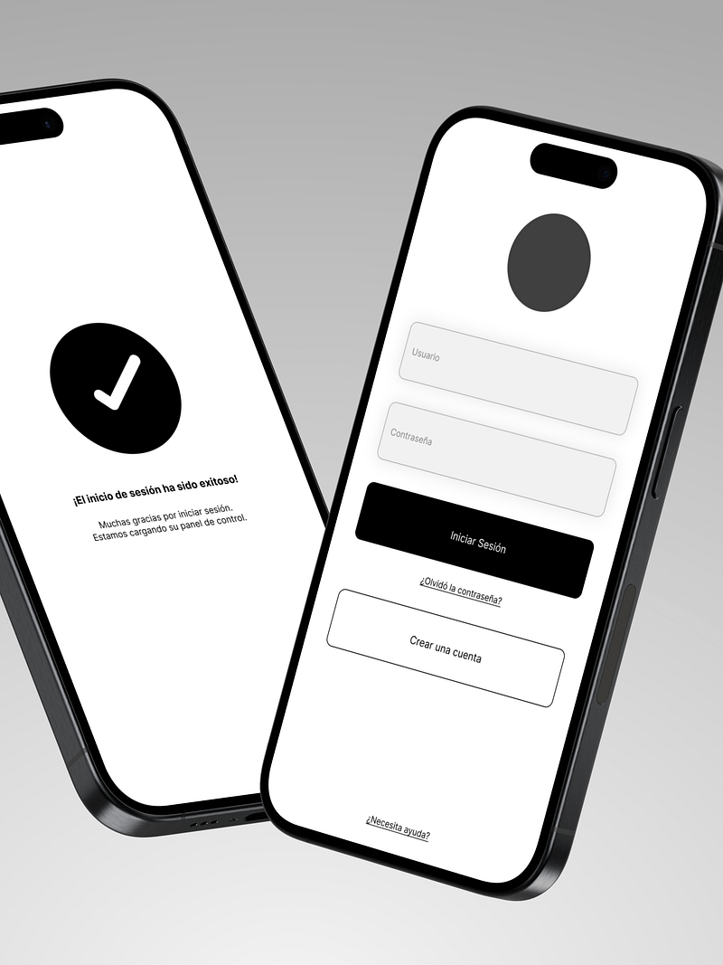 Pantallas Inicio de Sesión en Figma – MATERIAL DE CLASE