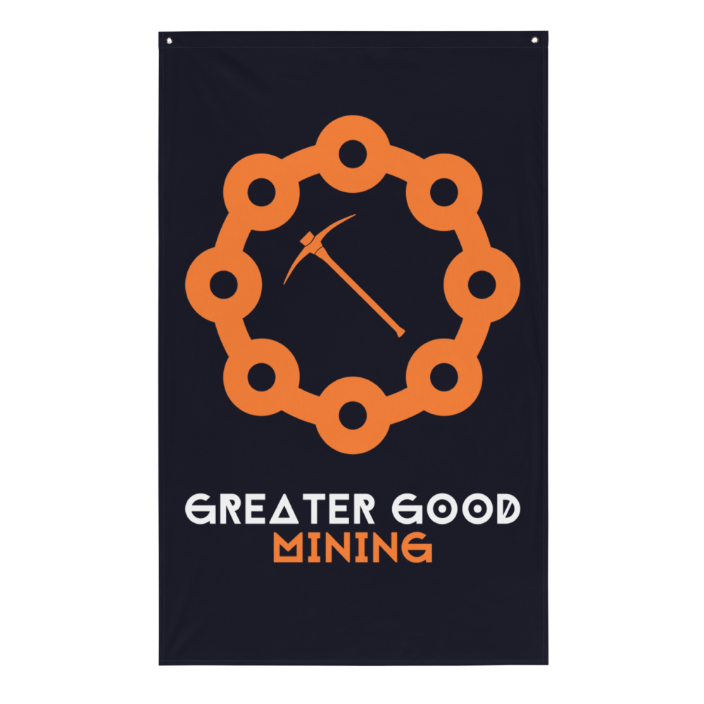 Greater Good Mining Flag product image (1)