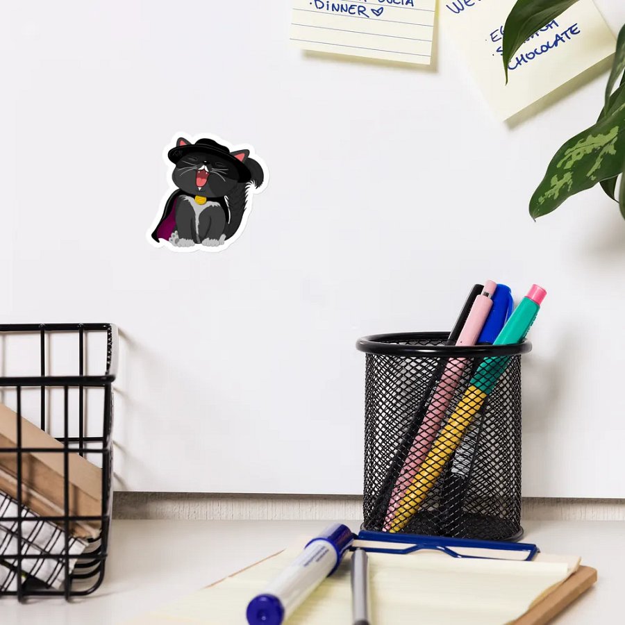 Zorro Cat Die-Cut Magnet product image (12)