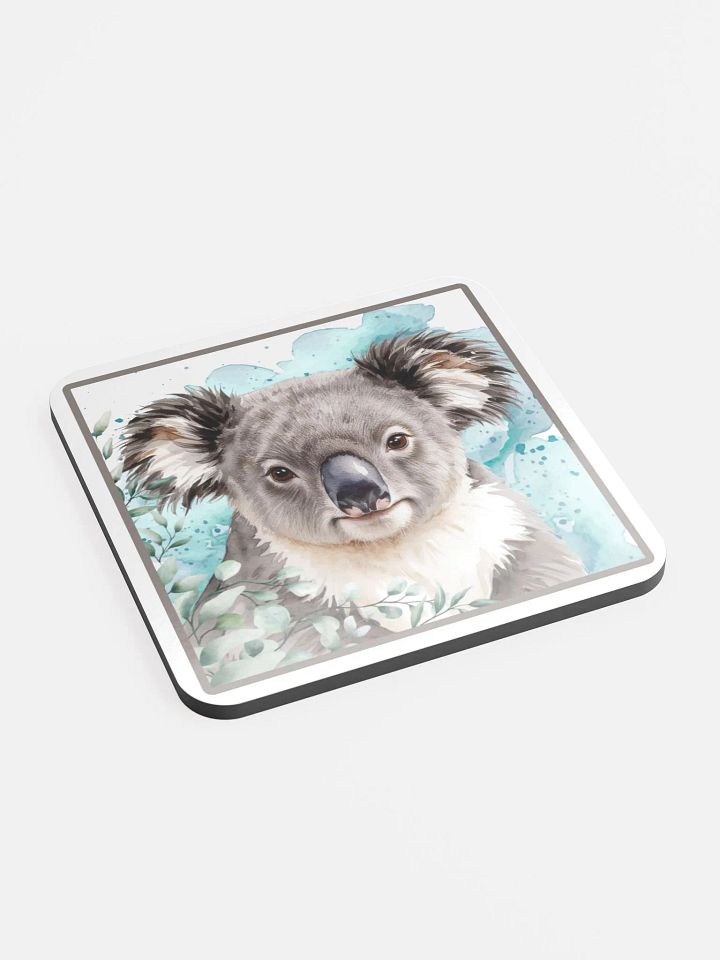Koala Glossed Cork Coaster product image (2)