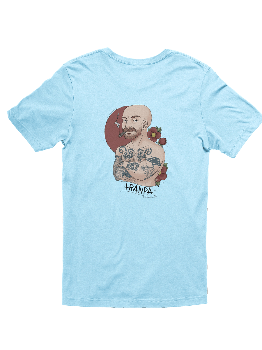 [Buck Angel Shop] Buck Tranpa Tattoo Drawing Graphic Tee product image (10)