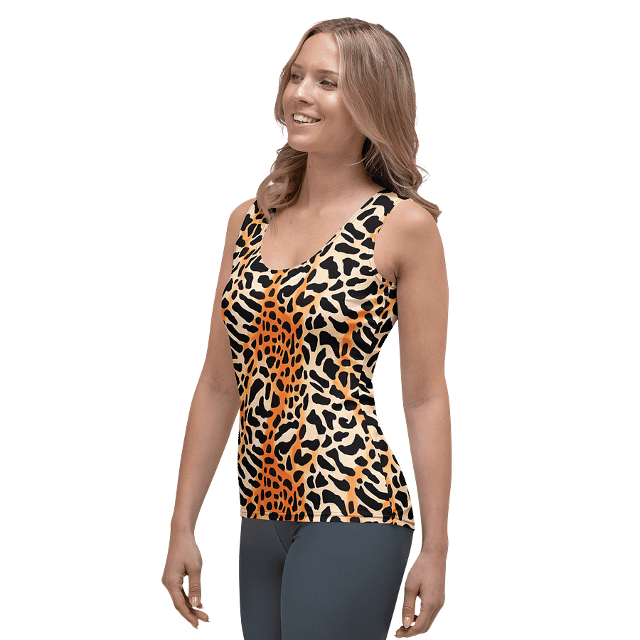Orange Giraffe Tank Top product image (3)